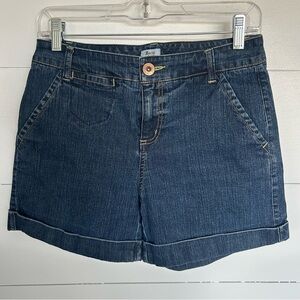 G.H. Bass & Co. classic denim shorts cuffed  4pocket ft slant CleanGirlAesthetic